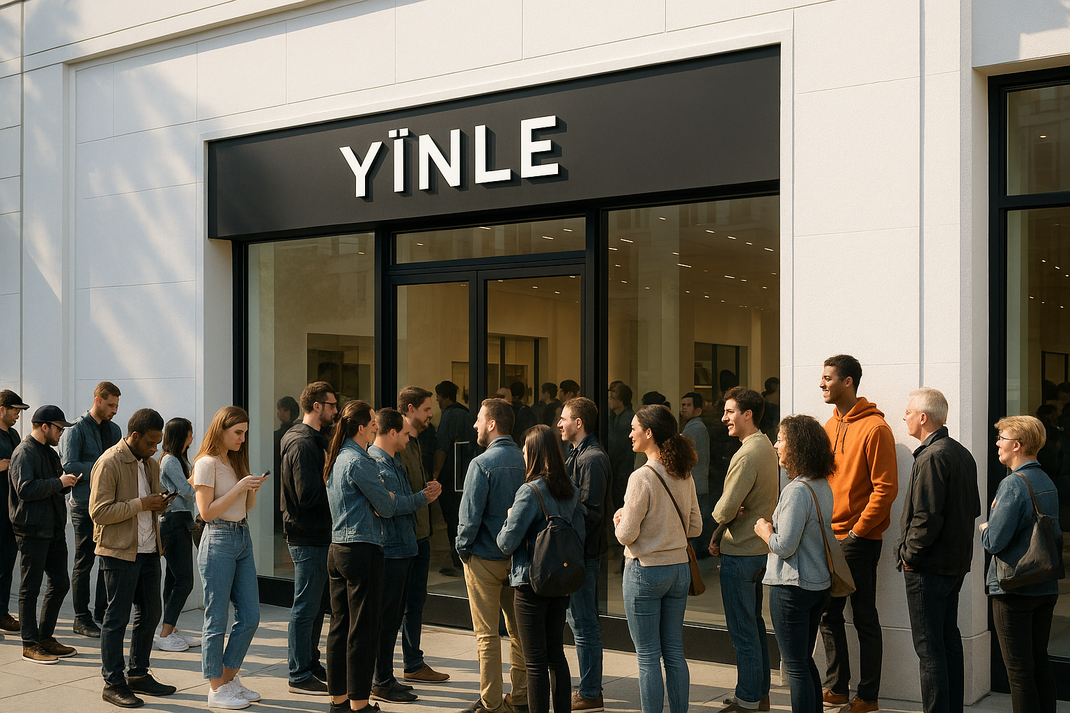 the I in YÏNLE should have two dots above it