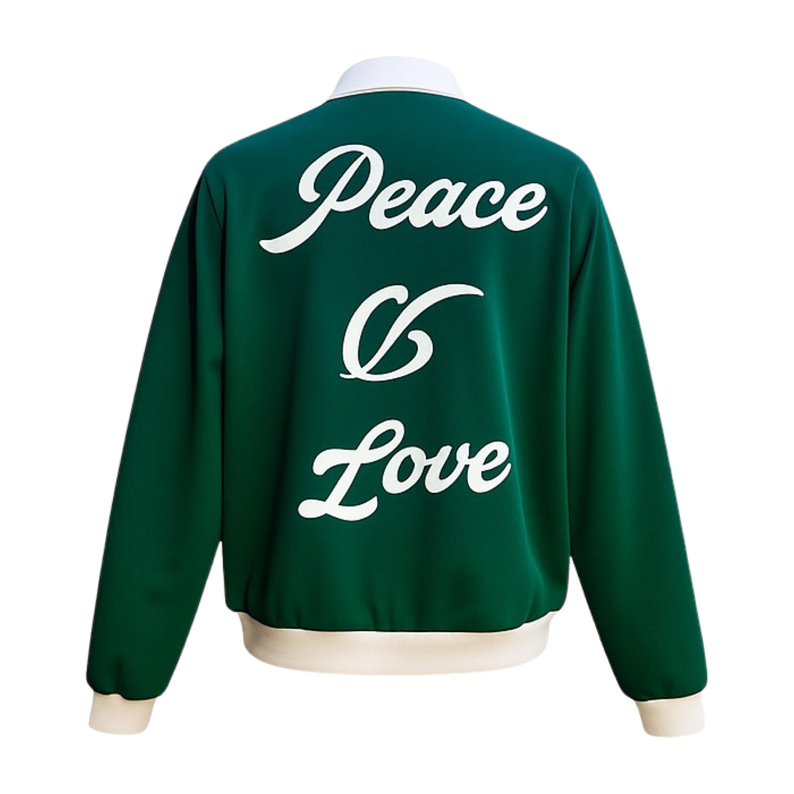 "Peace & Love" Heavyweight Cotton Knit Rugby
