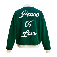 "Peace & Love" Heavyweight Cotton Knit Rugby